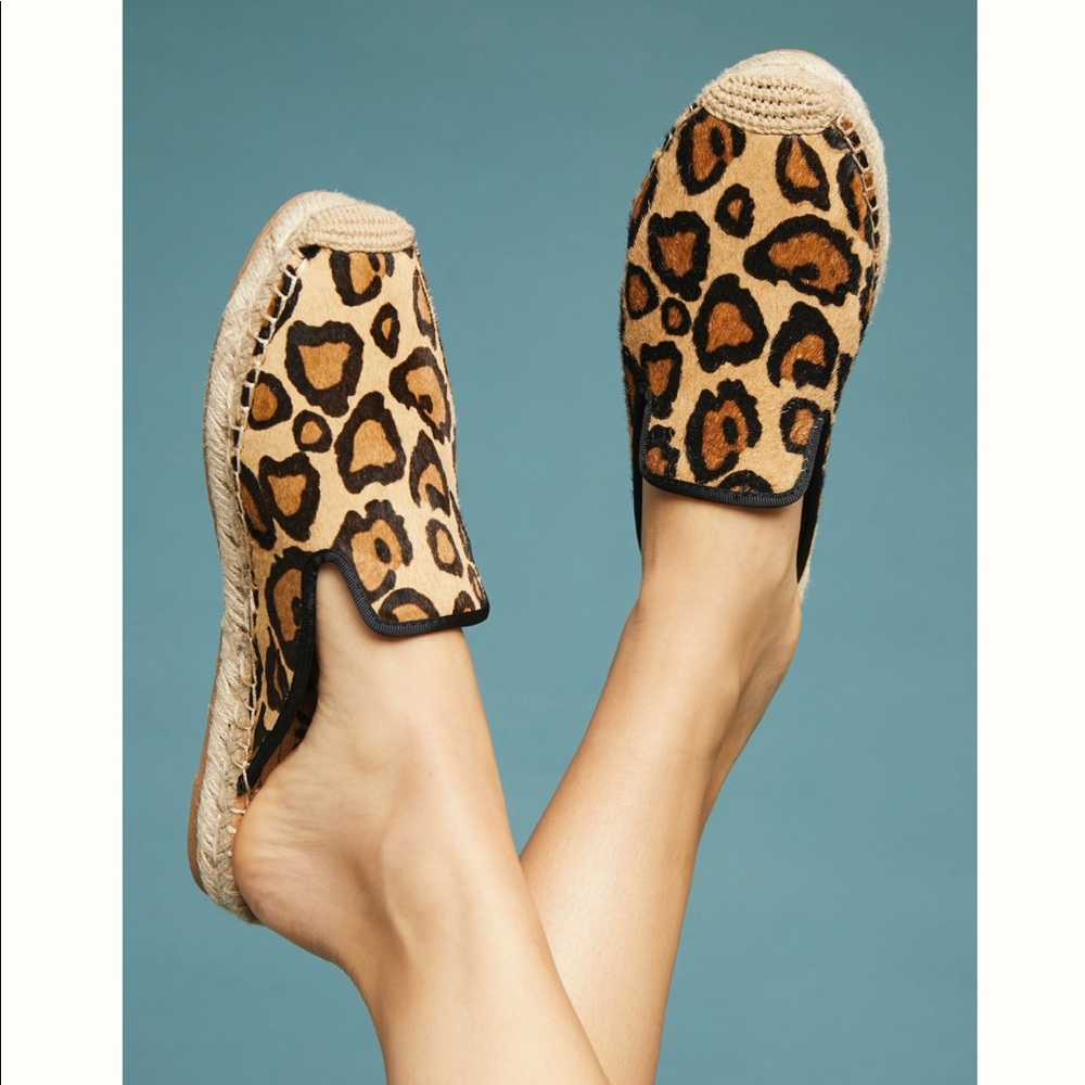 Sam Edelman Kerry Leopard Espadrille Mules